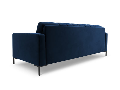 Cosmopolitan Design Bank Bali 3-zits, flueel, koningsblauw - 96x177x75cm