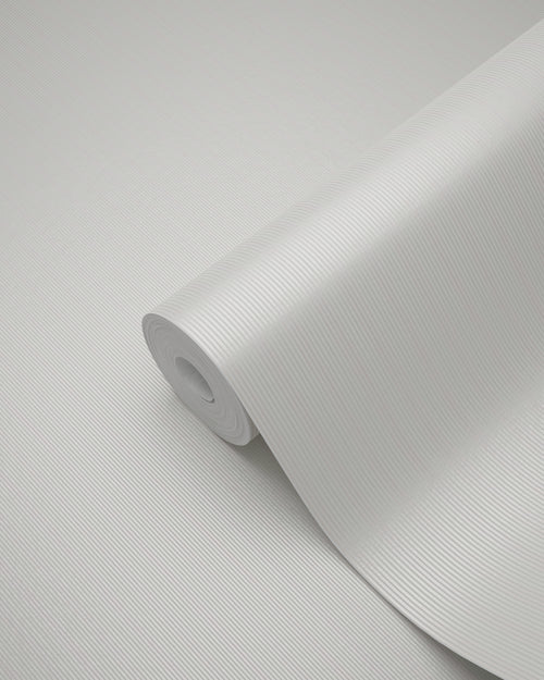 Origin Wallcoverings behang fijne streepjes wit - 53 cm x 10.05 m - 346804