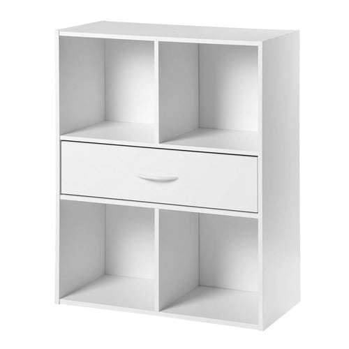 CALICOSY - Opbergplank met 4 compartimenten - 29,5x62x80 cm