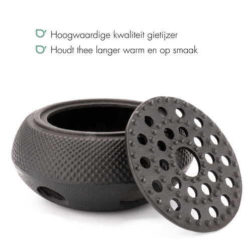 Bredemeijer - Theelicht Jang gietijzer zwart - vtwonen shop