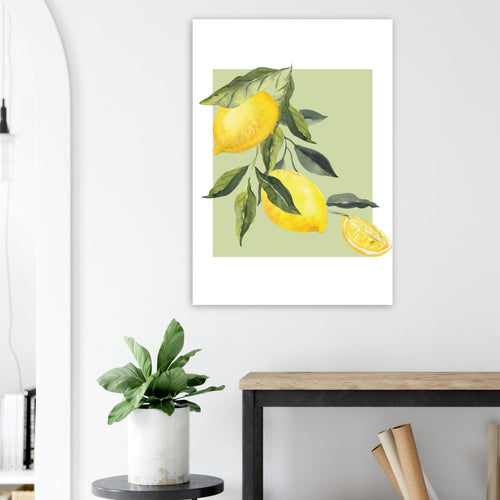Artfulprints  Fruits - Lemon tree symphony   poster 50x70 cm - vtwonen shop