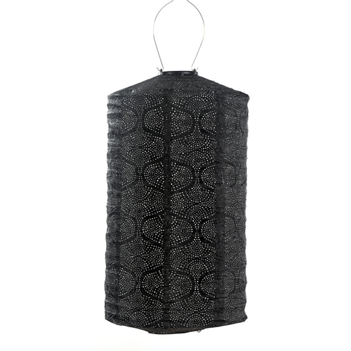 Lumiz solar lampion - tigres cylinder - 18 cm - zwart - vtwonen shop