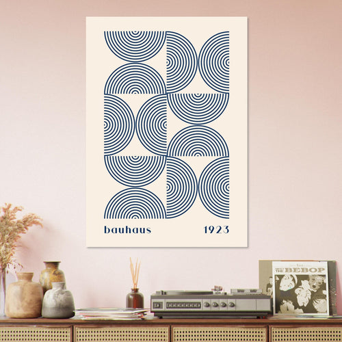 Artfulprints  Bauhaus - Twisted arches 1923   poster 50x70 cm - vtwonen shop