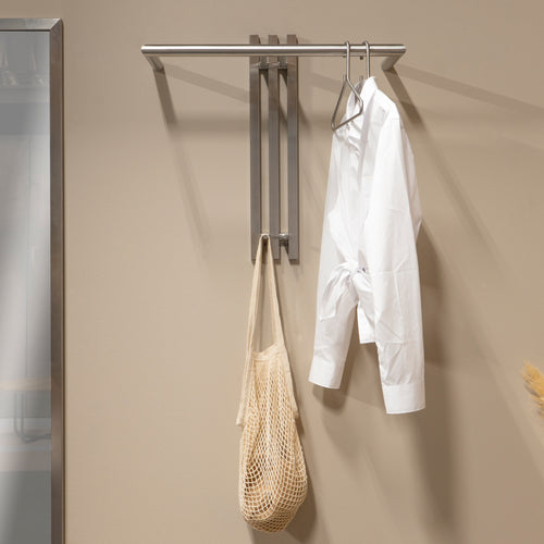 Spinder Design kapstok Senza 1 - RVS - 2 haken - vtwonen shop