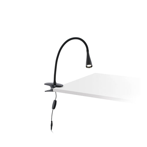Faro Lena - LED Tafel Clip On Lamp Zwart