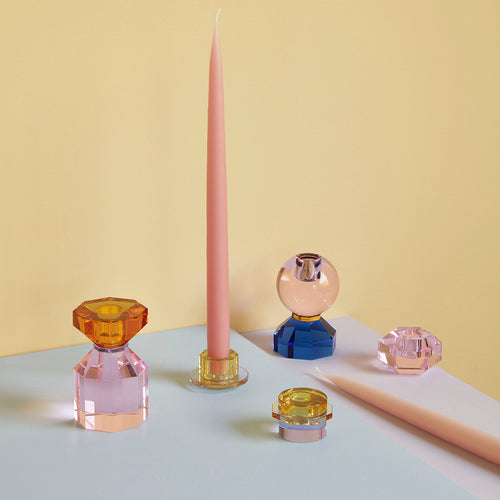 Hübsch kandelaars Kiosk - kristal - ø6xh4cm - vtwonen shop