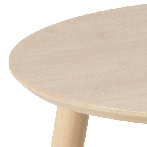 Rebellenclub Salontafel Tjalmo - ø60/ø45cm - Bamboe - set van 2