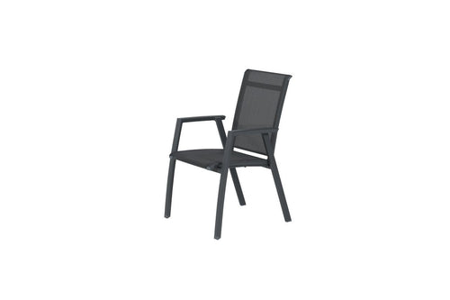 Gala dining fauteuil - carbon black - antraciet