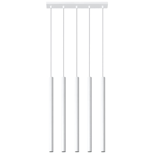 Sollux Lighting Hanglamp PASTELO 5 wit - 45x5x90cm