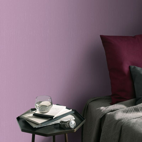 Erismann behang linnenstructuur paars - 53 cm x 10.05 m - 661395 - vtwonen shop