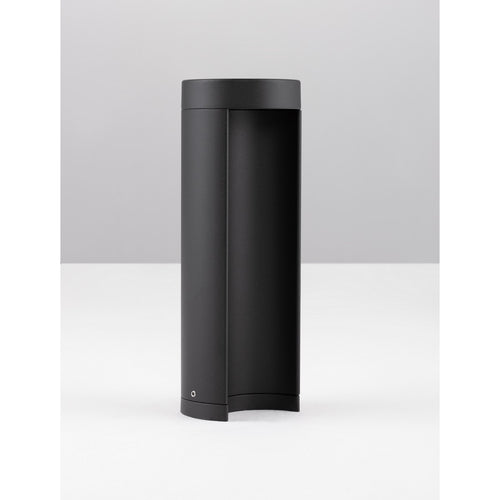 Merano Hamilton Sokkellamp voor buiten Zwart aluminium, helder glas LED 8,5W 470Lm 3000K IP54