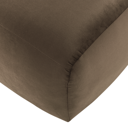 WOOOD poef Mojo Base - Velvet - Taupe - 45x84x64