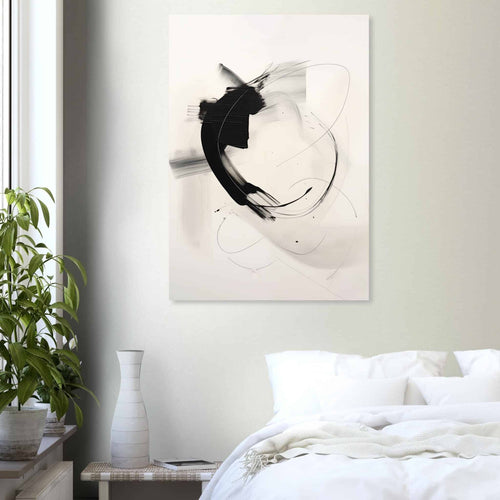 Artfulprints  Abstract - Chique brush 6   poster 30x40 cm
