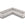 Cosmopolitan Design Symmetrische hoekbank Bali 6-zits, flueel, lichtgrijs - 256x256x75cm