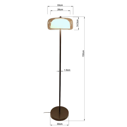Kare Design Vloerlamp Shield 150cm