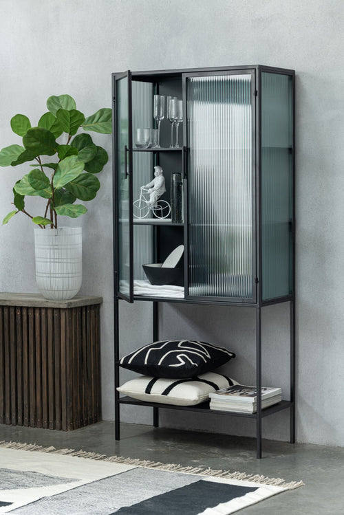 J-Line Vioolbladplant - kunststof - groen