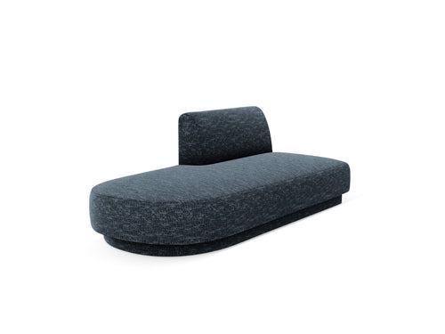 Micadoni Module Miley 2-zits, chenille koningsblauw - 90x158x70cm