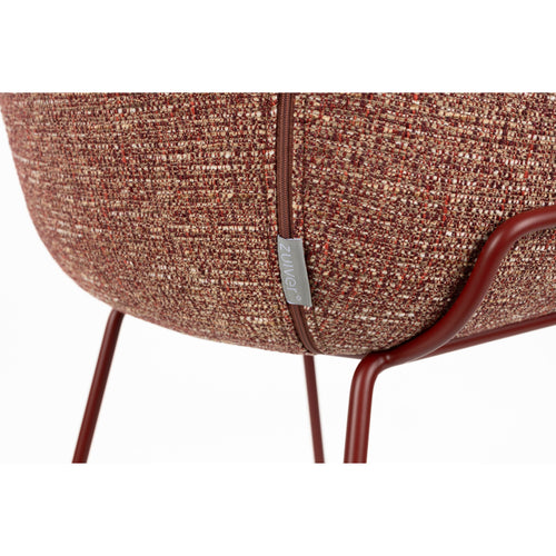 Zuiver Feston Barkrukken 65 cm Terra/ Rood - Set van 2