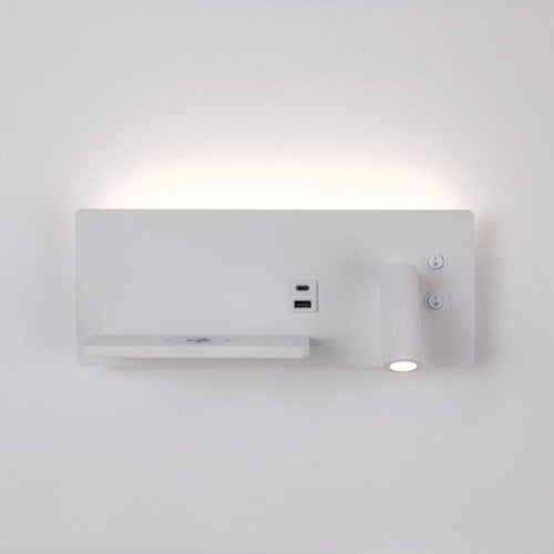 Artdelight Wandlamp Charge USB Rechts - Wit