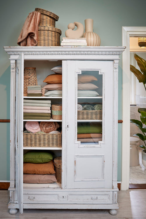 In The Mood Collection Famke Fleece Plaid - L180 x B130 cm - Donkergroen