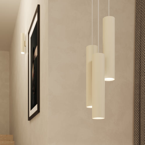 Sollux Lighting Hanglamp LAGOS 1 beige - 8x8x118cm