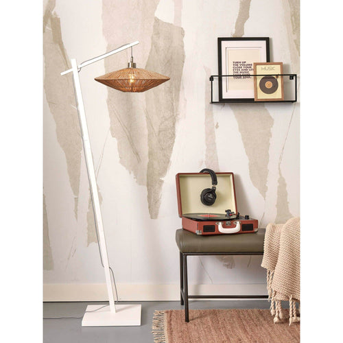 GOOD&MOJO vloerlamp Iguazu - bruin - Ø30cm - vtwonen shop