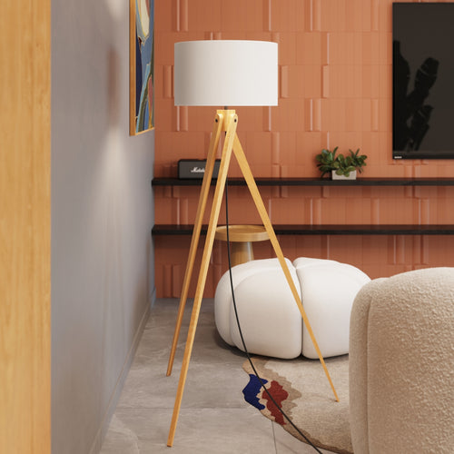 Sollux Lighting Staande lamp NATT wit - 77x77x140cm