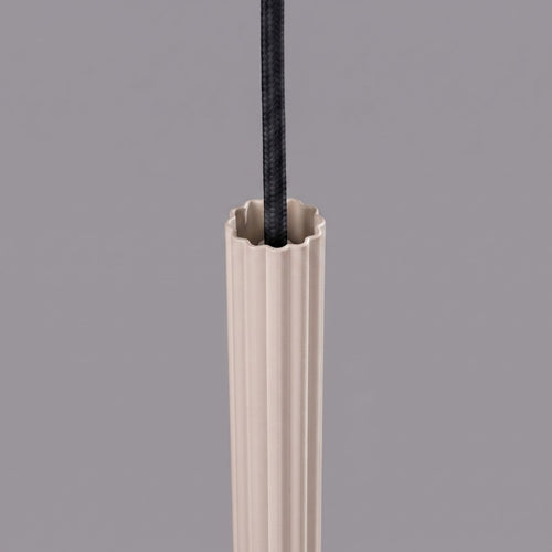 Sollux Lighting Hanglamp ARCHE 1 taupe - 8x8x120cm