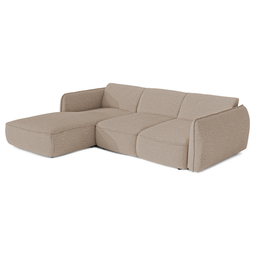 Sia Home slaapbank LIVIA - Bouclette stof - Beige - 274cm