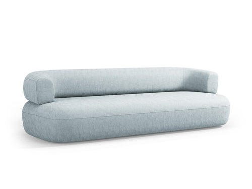 Micadoni Bank Jenny 4-zits, chenille, lichtblauw - 90x226x73cm
