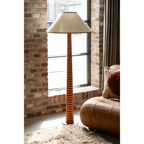 Dutchbone Horace Vloerlamp - Bruin - vtwonen shop