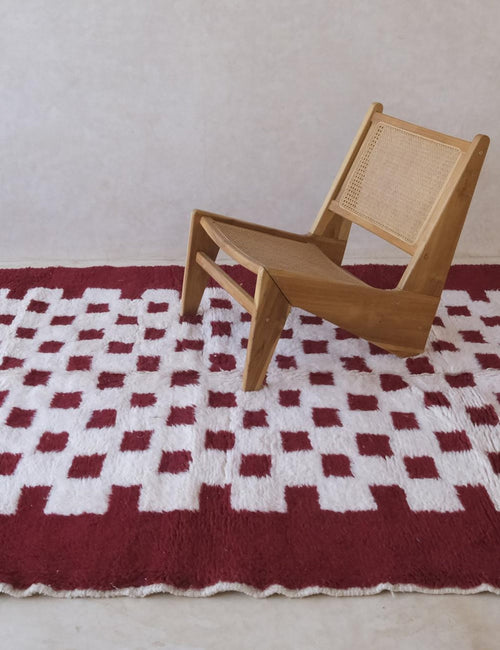 AFK Living vloerkleed Berber - handgemaakt - Wol - 188 x 269 cm