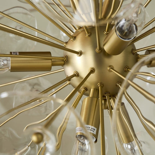 Calicosy - Kroonluchter DAHLIA - B60 cm - Gouden 60x60x60 cm