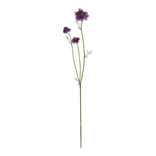 Maxifleur Scabiosa Kunstbloem 77cm Lavender