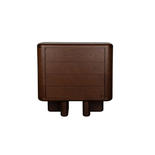 Dutchbone Herman Ladekast/ Opbergkast Hout Walnoot kleur Bruin