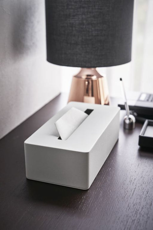 Yamazaki Tissuebox - Tower - Wit - vtwonen shop
