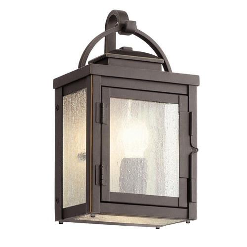 Elstead Kichler Carlson Outdoor Wandlantaarn Gewreven Brons, IP44