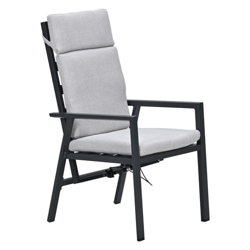 Garden Impressions Kasper tuinstoel verstelbaar - donker grijs