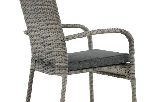 Rebellenclub Tuinstoel Elba - Set van 2 - Grijs