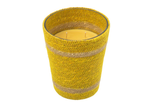 J-Line geurkaars Mand - geel - large - 75U