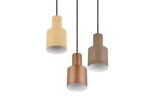 Trio Leuchten hanglamp Agudo - 3 lichts - 30  x 150   cm - zwart