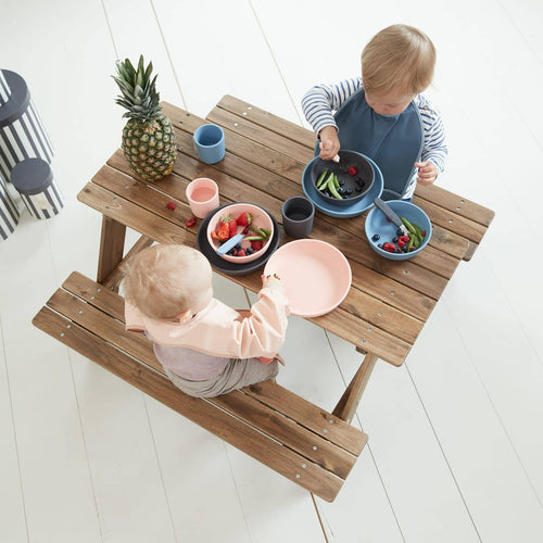 FiliBabba Slabbetje Lange mouwen 79 x 42 cm – Roze