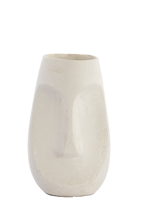 Light & Living pot FACE - Ø18x29.5cm - wit - vtwonen shop