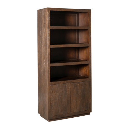 Starfurn  boekenkast Brussel - bruin - 45x90x200cm