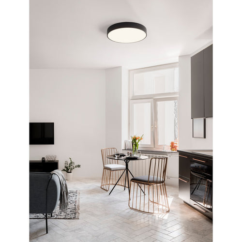 Nova Luce HADON Inbouw plafondlamp Sandy Black LED 30W 3353lm 3000K