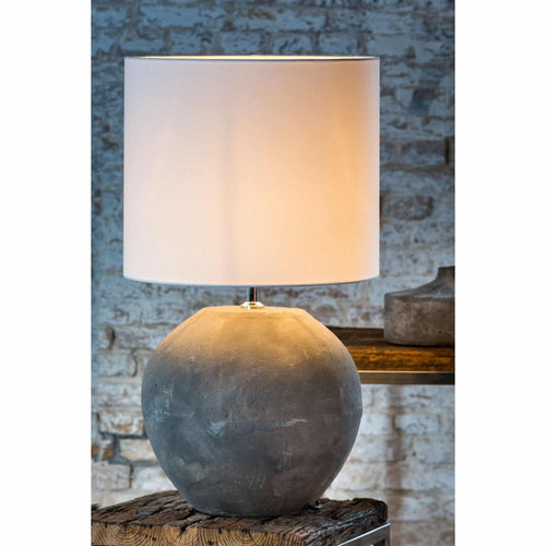 Light & Living lampenkap Polycotton - wit - Ø50cm