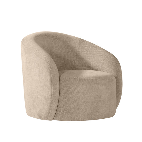 LABEL51 Fauteuil Alby - Beige Stof - 84x82x79cm - vtwonen shop