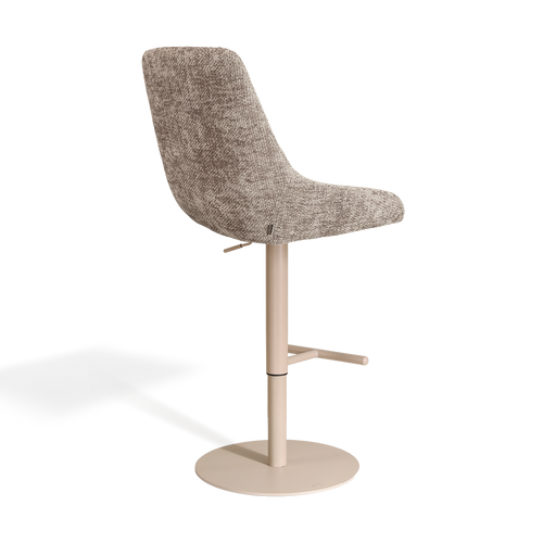 Nolon Niva-Isa tulp barkruk bruin verstelbaar - beige poten