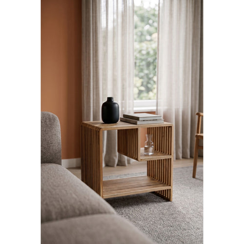Housecraft Living Djia Bijzettafel/ Nachtkastje Teakhout - Bruin