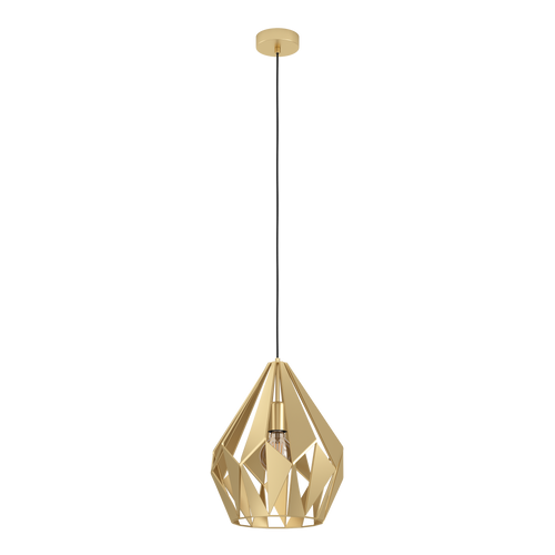 EGLO hanglamp Carlton - e27 - ø 31 cm - goud - vtwonen shop